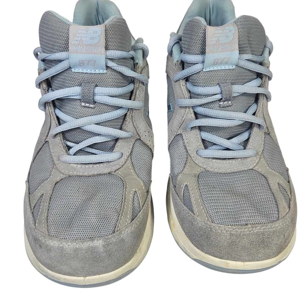 New Balance Women's Gray and Light Blue Sneakers